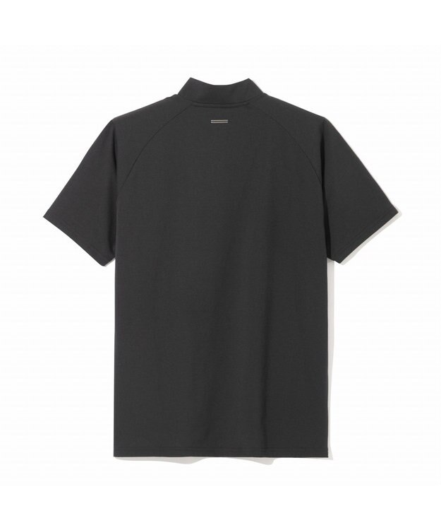 ZERO HALLIBURTON 【吸水速乾・UVケア】 着心地ジッパーモックネックTシャツ ZHG-M5S7b 82953 ブラック