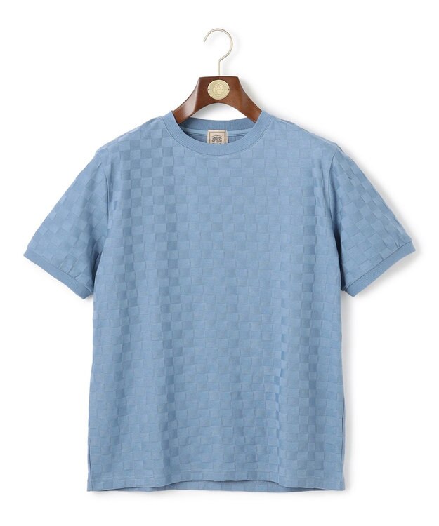 J.PRESS MEN 汗ばむ夏の最適解Tシャツ【吸水速乾 / シワになりにくい】【J.PRESS PREMIUM JERSEY】 リンクス Tシャツ サックスブルー系