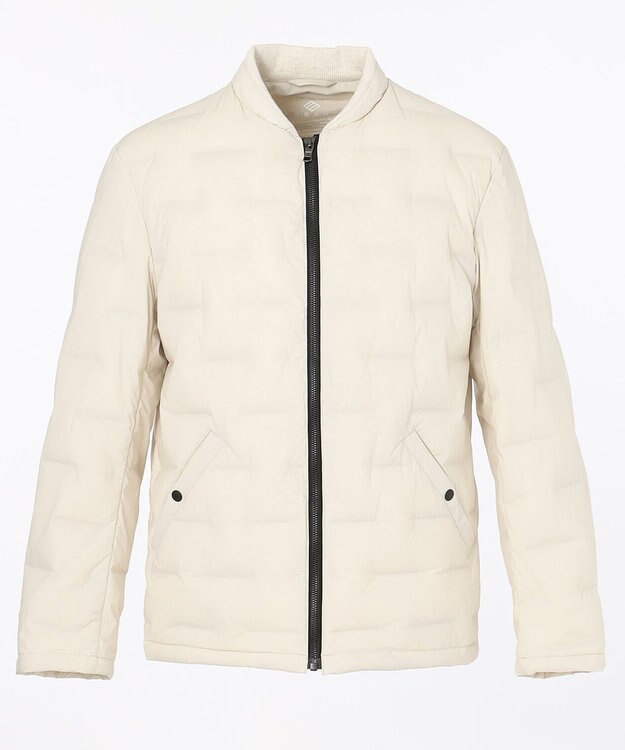 JOSEPH ABBOUD 【キングサイズ】DSDスラブジャガード ライナー付き ブルゾン ライトグレー系