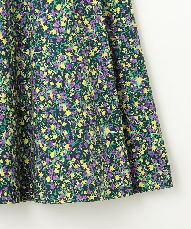 組曲 【23AW】フラワープリント ドラマティック スカート パープル系5