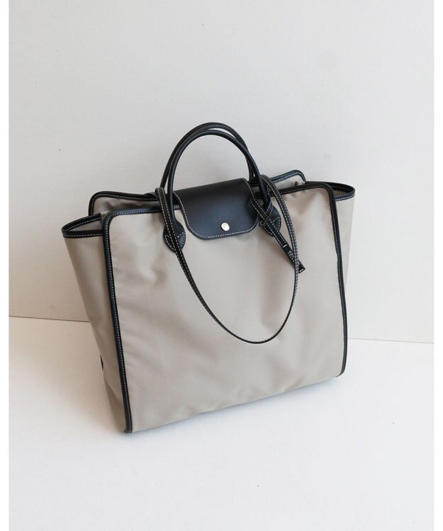 MORROW by thank 新色追加！【A4サイズ収納可/軽量】NYC BAG 2way バッグ ベージュXブラック