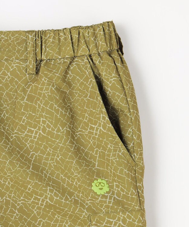 PW CIRCULUS 【MEN】ドライタッチ エレファント総柄プリントショートパンツ ゴルフ カーキ系5