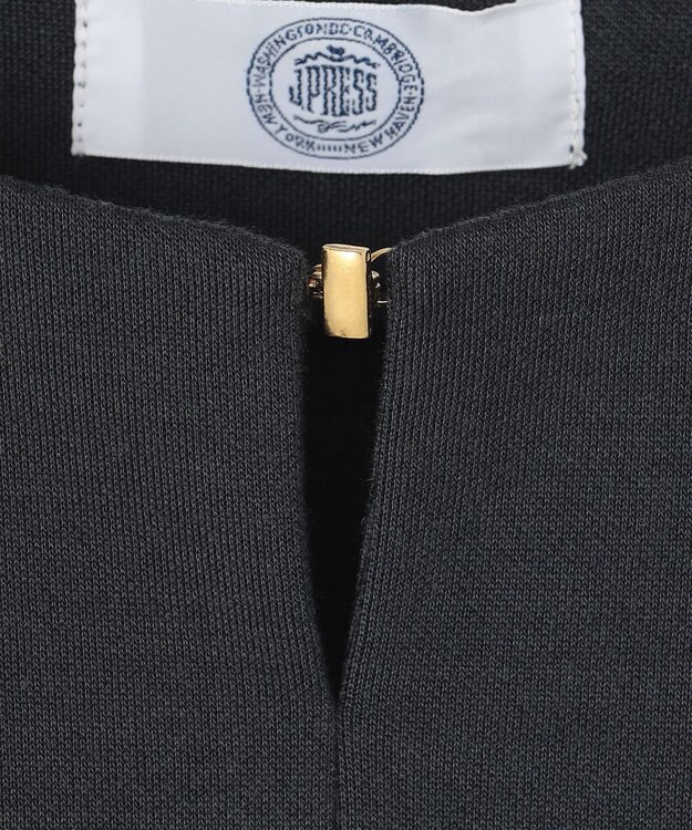 J.PRESS LADIES L セルロースリバー カットソー ダークグリーン系