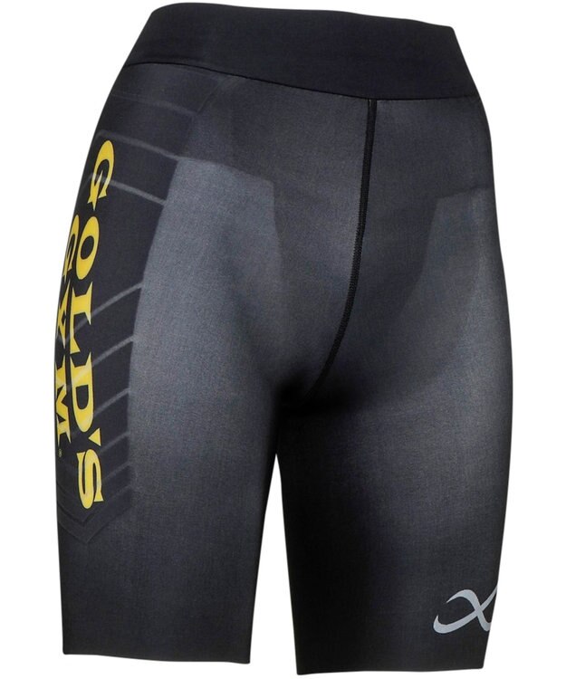 CW-X 【WOMEN】 CW-X 【GOLD'S GYMコラボ】 レディーススポーツタイツ CW-X史上最高の安定感(腰回り) 腹圧サポート ひざ上丈 トレーニング マラソン レディース HPY546 /ワコール ブラック