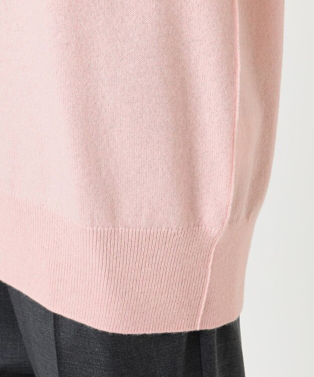 23区 S 【R(アール)】ウールカシミヤ ラグランスリーブ ニット ピンク系