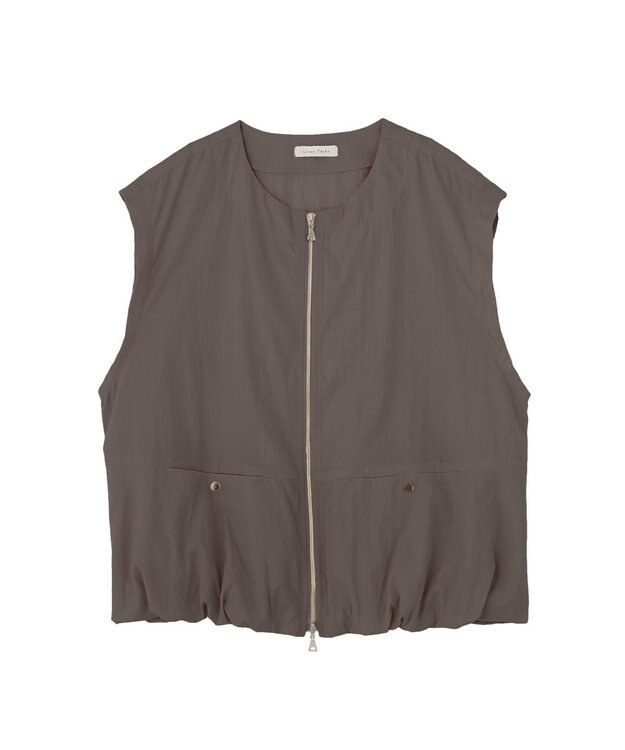 Green Parks ナイロンバルーンベスト Charcoal Gray