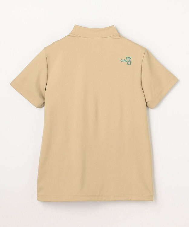 PW CIRCULUS 【WOMEN】ポケットモックネック ゴルフウェア レディース ベージュ系