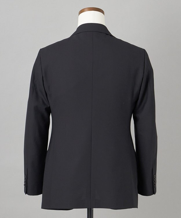 GOTAIRIKU フォーマルシーンにも対応可【ロングシーズン対応】WOOL×POLYESTER ベーシックスーツ（ブラック） ブラック系
