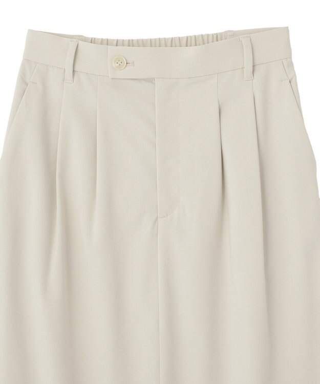 Green Parks イージーケアタック入りスカート Beige