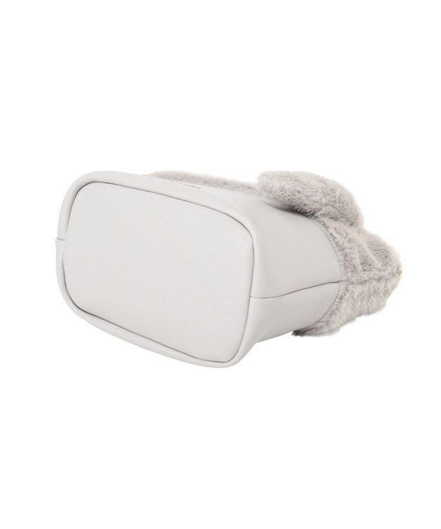 Maison de FLEUR ねこフェイクファーバッグ Light Gray