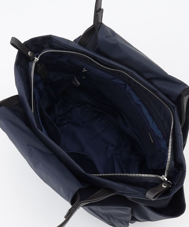 Y'SACCS 【MIPAN regen】ふんわりタックトート　Mサイズ ネイビー