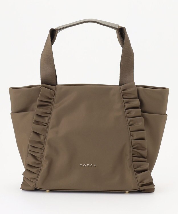 TOCCA 【A4サイズ対応・撥水】BRANCHE NYLONBAG ナイロンバッグ カーキ系