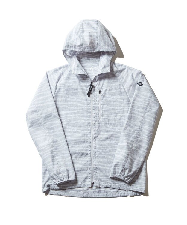 JOSEPH ABBOUD MOUNTAIN エンボスサファリカモ フルジップパーカー グレー系5