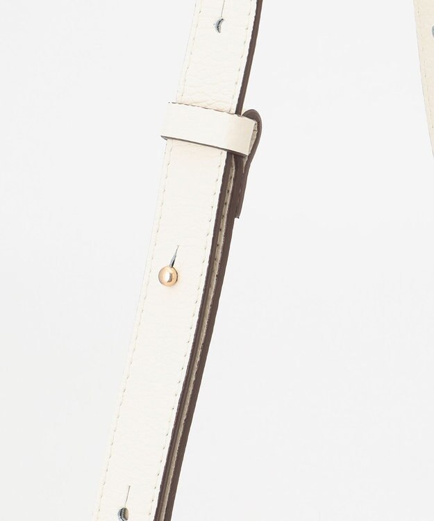 23区 【CLASSY.6月号掲載】LORISTELLA バンブーハンドル ショルダーバッグ ホワイト系