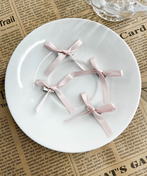 WEGO L4Pミニリボンクリップ ライトピンク