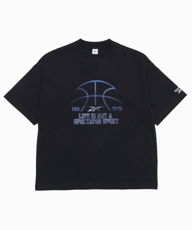 WEGO 【ユニセックス着用ITEM】別注ReebokスポーツロゴT（SS） ブラック