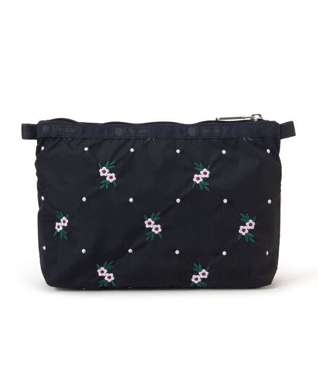 LeSportsac COSMETIC CLUTCH/フローラルラティスEMB フローラルラティスEMB