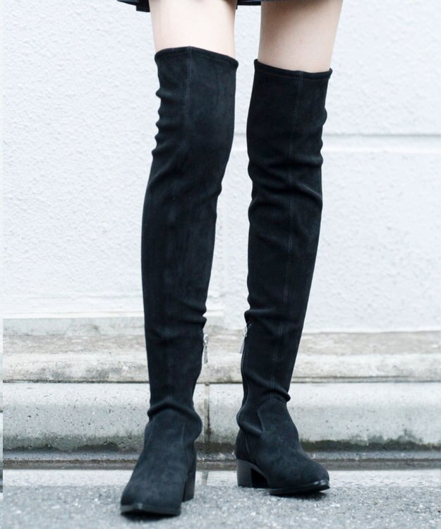 STEVE MADDEN ARCHEY ニーハイブーツ ブラック