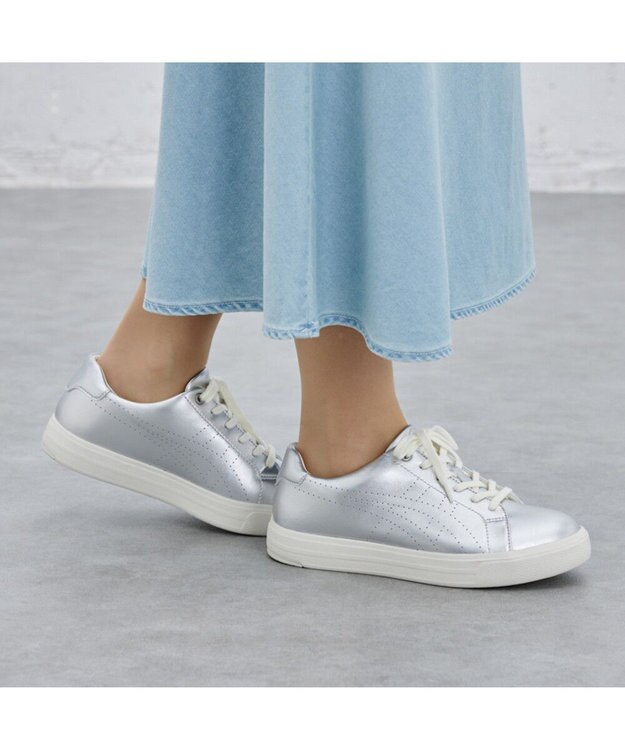 ASICS WALKING ペダラ ライトX 2 2E相当 シルバー