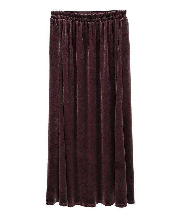 CRAFT STANDARD BOUTIQUE ベロアマーメイドスカート Bordeaux