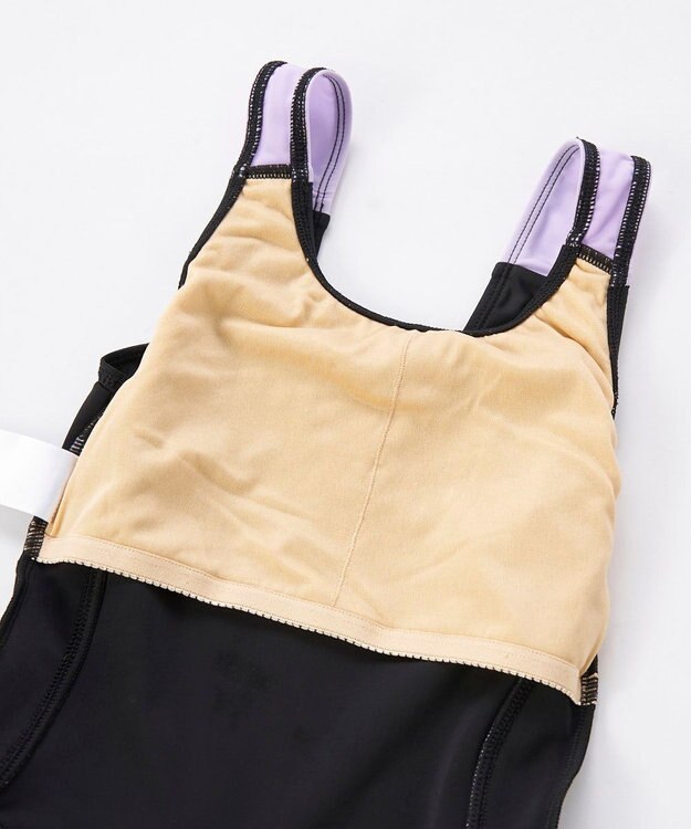OP／FILA 【Kappa】スクール水着+Tシャツ付き　２点セット水着 パープル