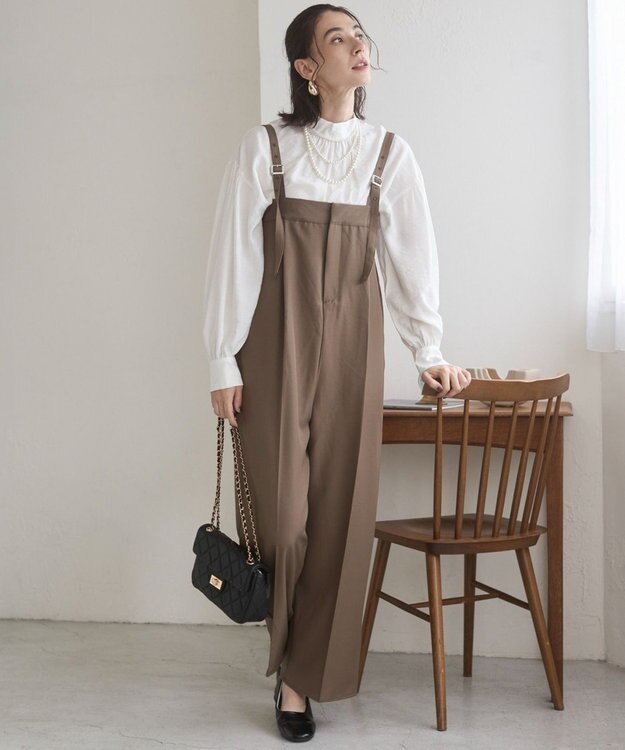 WEGO 【ANGIE VINTAGE】ベアオールインワン カーキ