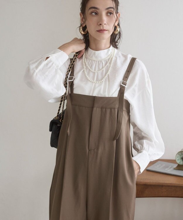 WEGO 【ANGIE VINTAGE】ベアオールインワン カーキ