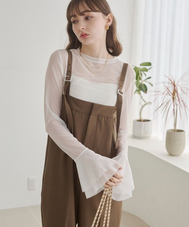 WEGO 【ANGIE VINTAGE】ベアオールインワン カーキ