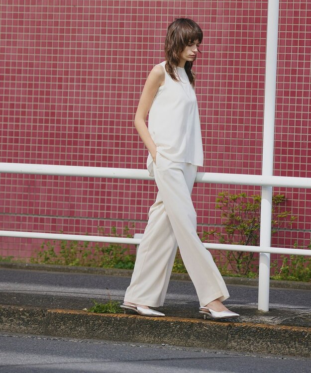 uncrave ドライタッチトロ イージーパンツ エクリュ