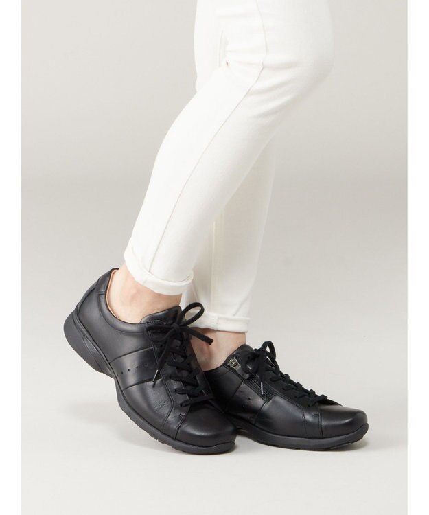 ASICS WALKING ペダラ WC116D 3E ヒール高3.0cm ブラック系