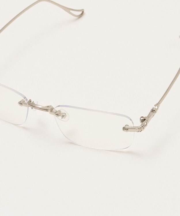 WEGO リムレスデザインアイウェア シルバー