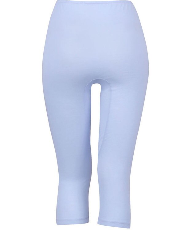 Wing インナー 【綿の贅沢オーガニック】 オーガニックコットン混素材 さらっと薄くて軽い ひざ下丈 ER1656 ウイング／ワコール グレイッシュブルー