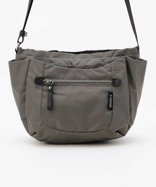 LA BAGAGERIE 【MONICA】ラウンドショルダーバッグ ダークグレー