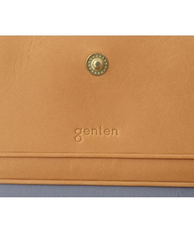 genten ピア ボックス2つ折り財布 エクリュ