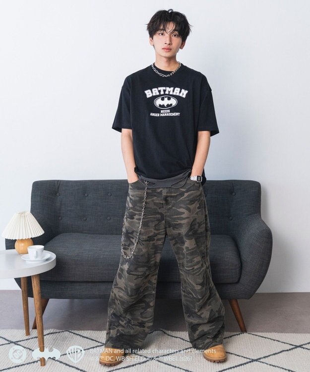 WEGO 【トムとジェリー/グレムリン/バットマン/ユニセックス着用ITEM/SMLサイズ展開】キャラクターズグラフィックT1（SS） 柄8
