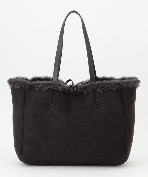 自由区 ムートンリバーシブルトート バッグ アッシュ