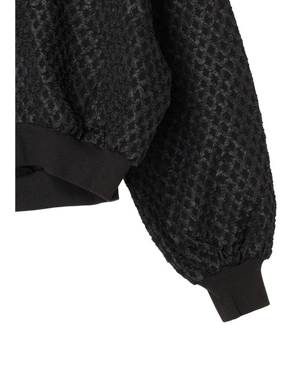 Green Parks ・ＳＵＧＡＲ　ＳＰＯＯＮ　エンボスチェックブルゾン Black