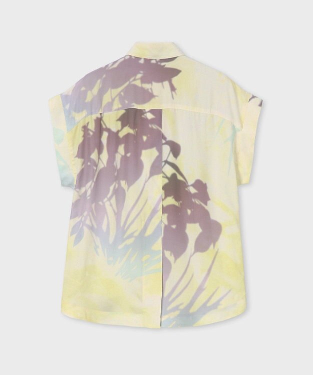Paul Smith 【洗える】Sun Shadow 半袖シャツ ライトイエロー
