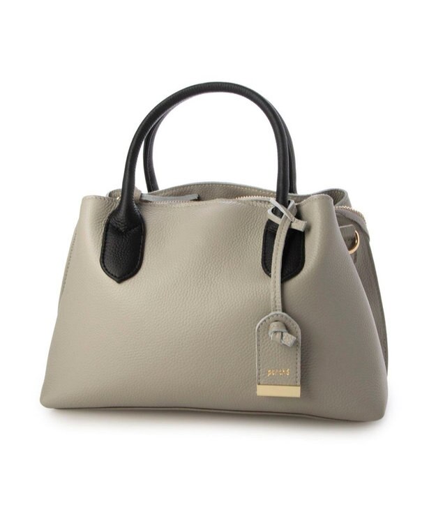 UNBILLION ペルケ perche / WEB直営限定・牛革ユーティリティ・2wayトートバッグS ライトグレー