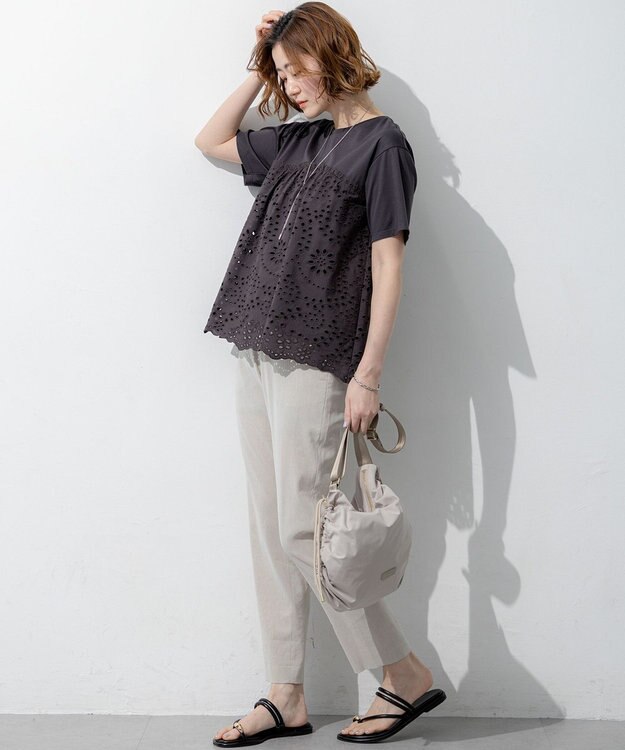 23区 【CanCam掲載/WEB&一部店舗限定カラーあり】ドロ－ストリング ショルダーバッグ(M) ベージュ系