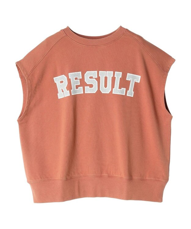 CRAFT STANDARD BOUTIQUE ミニ裏毛　パウダー加工　２ｗａｙクラックＰＴベスト Dark Orange