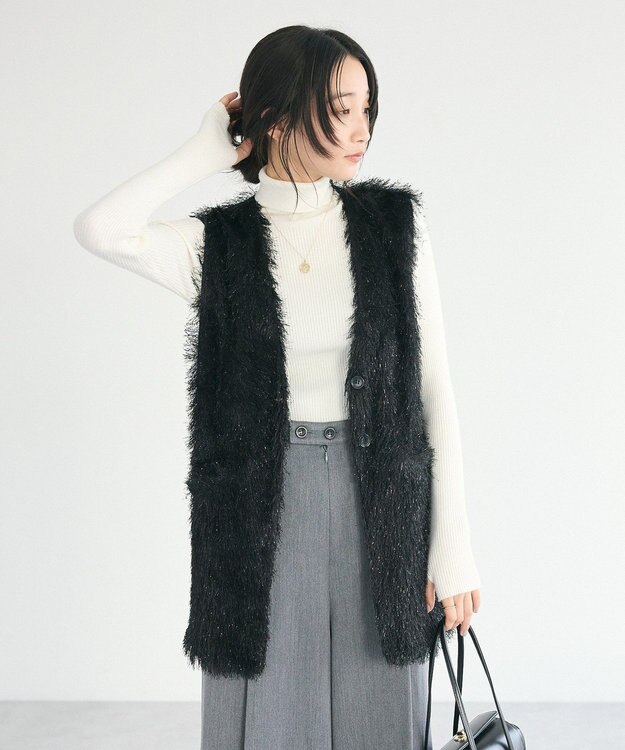 CRAFT STANDARD BOUTIQUE シャギーベスト Black