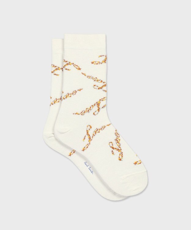 Paul Smith Oscar Love ソックス オフホワイト
