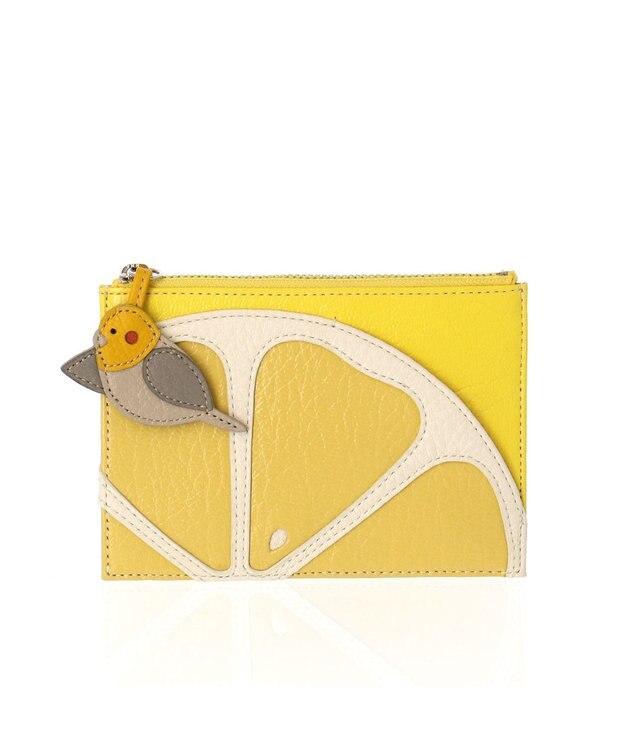 IBIZA フルータス　やぎ革　マルチケース（レモン）