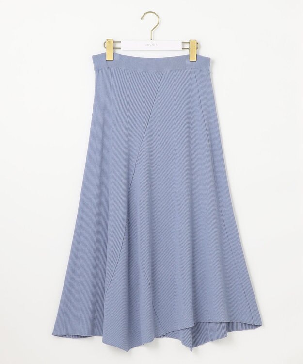 ANY SIS 【好印象企画】ニット セットアップ ライトブルー