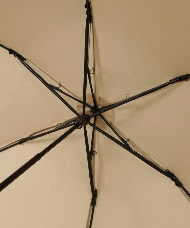 MOONBAT 【日本製】POLO RALPH LAUREN （ポロ ラルフローレン）折りたたみ傘 ボーダー ベージュ