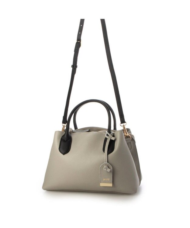 UNBILLION ペルケ perche / WEB直営限定・牛革ユーティリティ・2wayトートバッグS ライトグレー