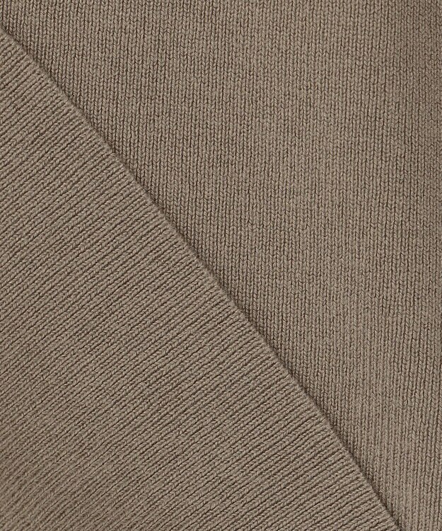 ANY ボリュームショルダーコンビニット モカ×オフ