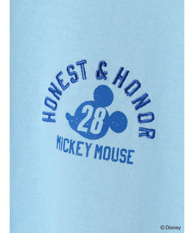 Green Parks Ｄｉｓｎｅｙ／バックプリント刺繍ロンＴＥＥ Sax