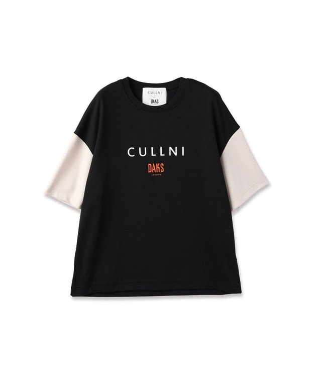 DAKS CULLNI for DAKS ロゴ半袖Tシャツ BAブラック